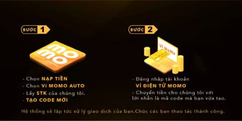 Nạp tiền Go88 thông qua ví điện tử vô cùng tiện lợi